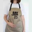 Фартук Say cheese (бежевый)