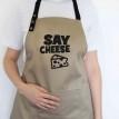 Фартук Say cheese (бежевый)