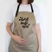 Женский фартук Best wife ever (бежевый)