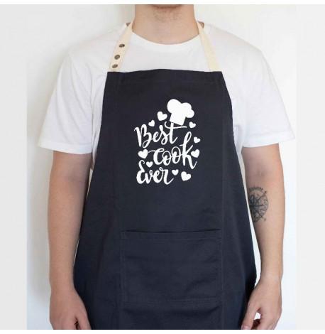 Фартук Best cook ever (черный)