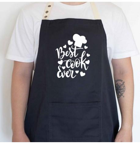 Фартук Best cook ever (черный)