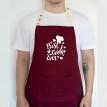 Фартук Best cook ever (бордовый)