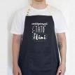 Мужской фартук "Найкращий тато у світі" (черный)