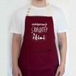 Фартук "Найкращий кондитер у світі" (бордовый)