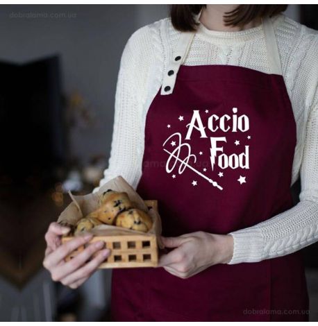 Фартух Accio Food (бордовий)