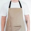 Фартух-передник з саржи (бежевий)