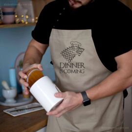 Фартух Dinner is coming (бежевий)