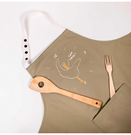 Фартук с Гусем "Еда тайм"