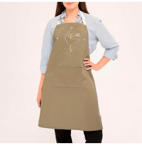 Фартук с Гусем "Еда тайм"