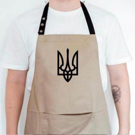 Фартук «Герб Украины» (бежевый)