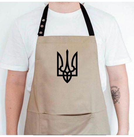 Фартук «Герб Украины» (бежевый)