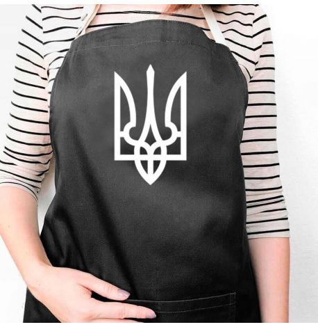Фартух «Герб України» (чорний)