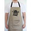 Фартук "Готую для киці" (бежевый)