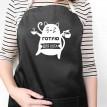 Фартух "Готую для кота" (чорний)