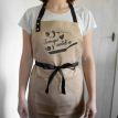 Фартук "Готую з любов'ю" (бежевый)