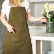 Фартук-передник из саржи (хаки)