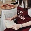 Фартух Live. Love. Bake (бордовий)