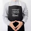 Мужской фартук "Найкращий чоловік у світі" (черный)