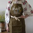 Фартук "Тепло там, де Україна" (хаки)