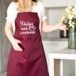 Женский фартук "У бабусі найсмачніше" (бордовый)