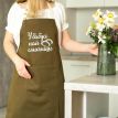Женский фартук «У бабусі найсмачніше» (хаки)