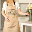 Женский фартук "У мами найсмачніше" (бежевый)