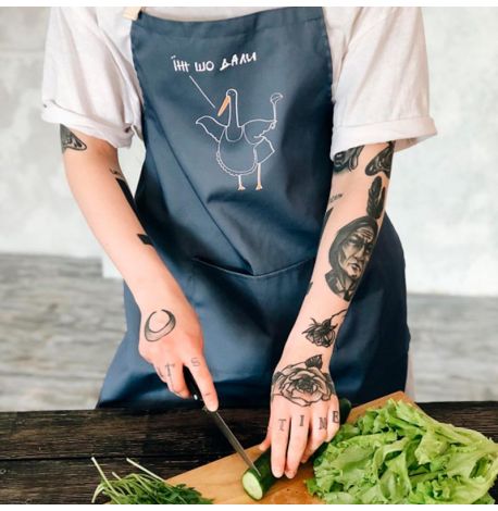 Фартух з Гусем "Їж шо дали"