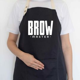 Жіночий фартух-передник Brow master (чорний)