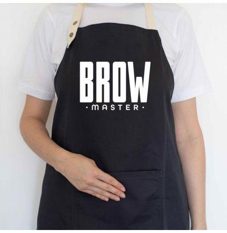 Женский фартук-передник Brow master (черный)