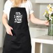 Фартук «Геть з моєї кухні» (черный)