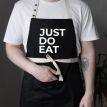 Фартух Just Do Eat (чорний)