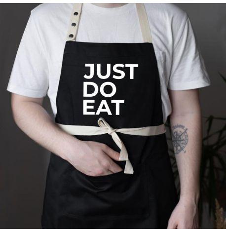 Фартух Just Do Eat (чорний)
