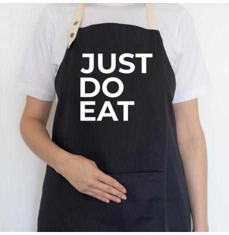 Фартух Just Do Eat (чорний)