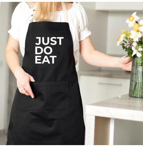 Фартух Just Do Eat (чорний)