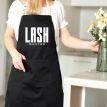Женский фартук-передник Lash master №2 (черный)