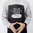 Фартук «Люблю робити дурниці» (черный)