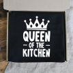 Женский фартук Queen of the kitchen (черный)