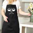 Фартук Sad face (черный)