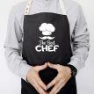Мужской фартук The best Chef (черный)