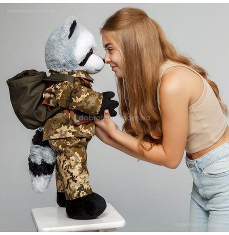 Плюшева іграшка «Єнот ЗСУ»