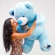 Плюшевий ведмедик «Барнік» 130 см (блакитний)