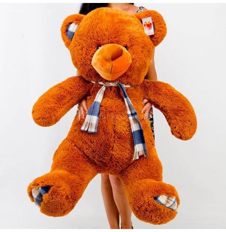 Плюшевий ведмедик «Барнік» 130 см (коричневий)