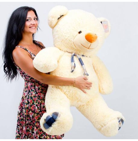 Плюшевый мишка «Барник» 130 см (кремовый)