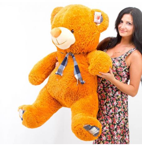 Плюшевий ведмедик «Барнік» 130 см (рудий)