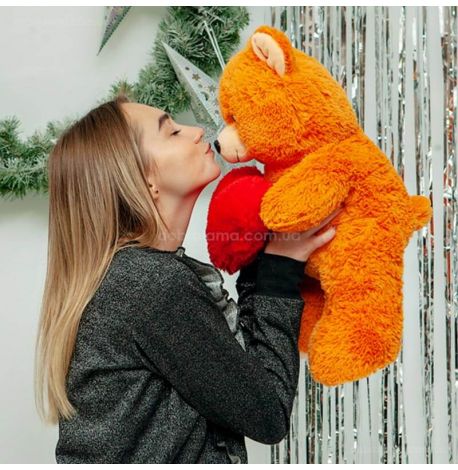 Плюшевий ведмедик «Френк» 65 см (рудий)