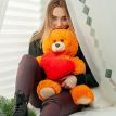 Плюшевий ведмедик «Френк» 65 см (рудий)