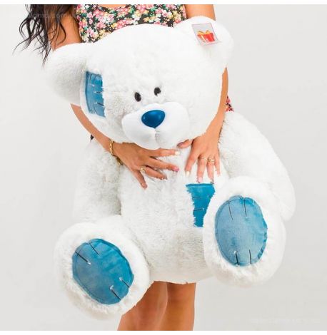 Плюшевий ведмедик «Гриша» 100 см (білий)