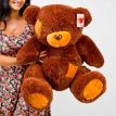 Плюшевий ведмедик «Гриша» 100 см (шоколадний)