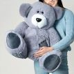 Плюшевий ведмедик «Гриша» 100 см (сірий)