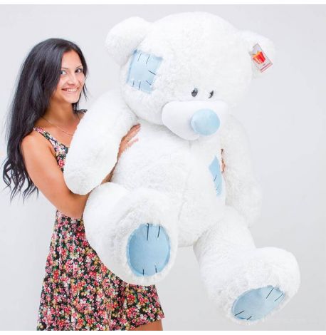 Плюшевий ведмедик «Гриша» 150 см (білий)